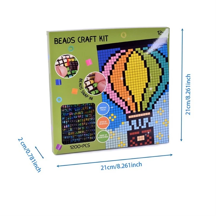 Grid 5mm Fuse Beads Kit(Parrot Shape)