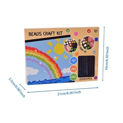 Fără-kit Iron Rainbow Pixel Art